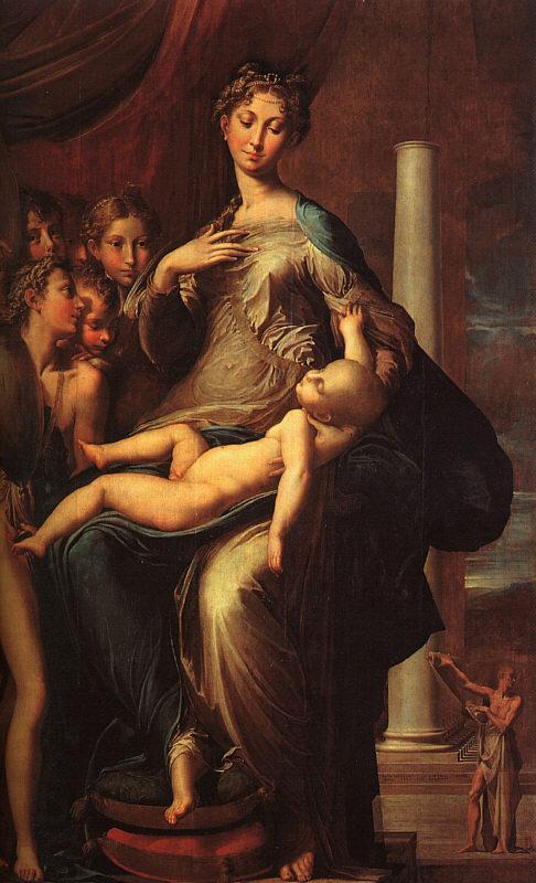 Girolamo Parmigianino The Madonna with the Long Neck oil painting image